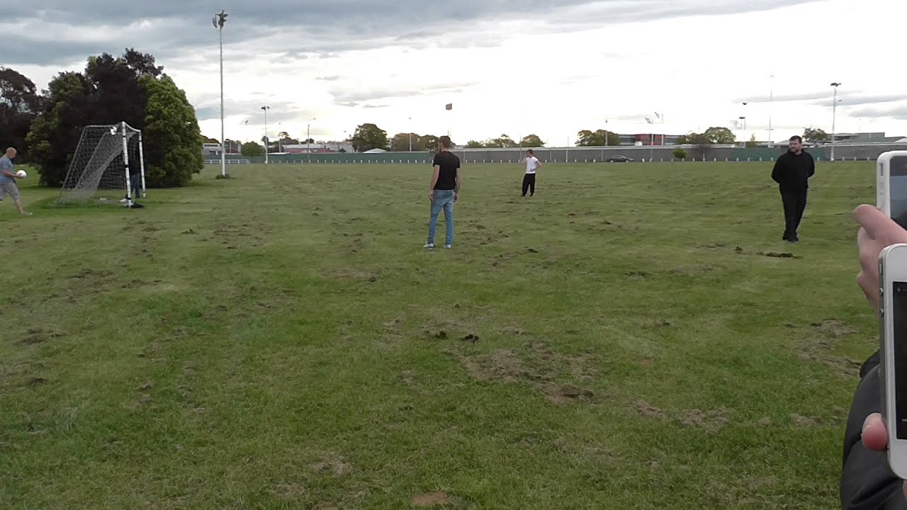 HD Liam and Louis from One Direction playing football, NZ, 10th October 2013 (PART TWO)