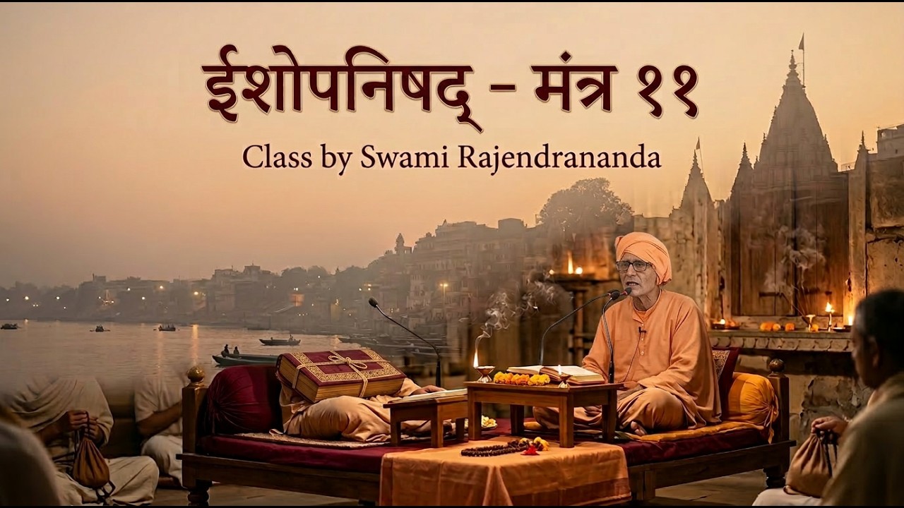 Ishopanisha : Mantra 11- by Sw. Rajendrananda, at RKAA, Varanasi