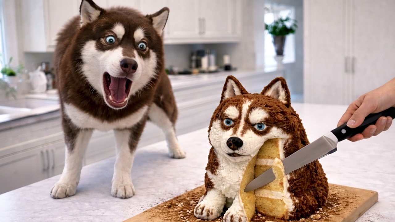 Dog and Cat Reactions to Cutting Cake 😱 Funny Dog and Cat Reactions 2026