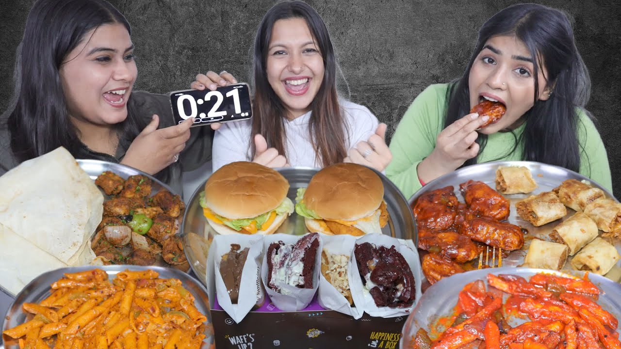 Guess the Actor/Actress By Drawing Food Challenge | Momos, Burger, Spring Roll, Pasta, Chaap, Waffle