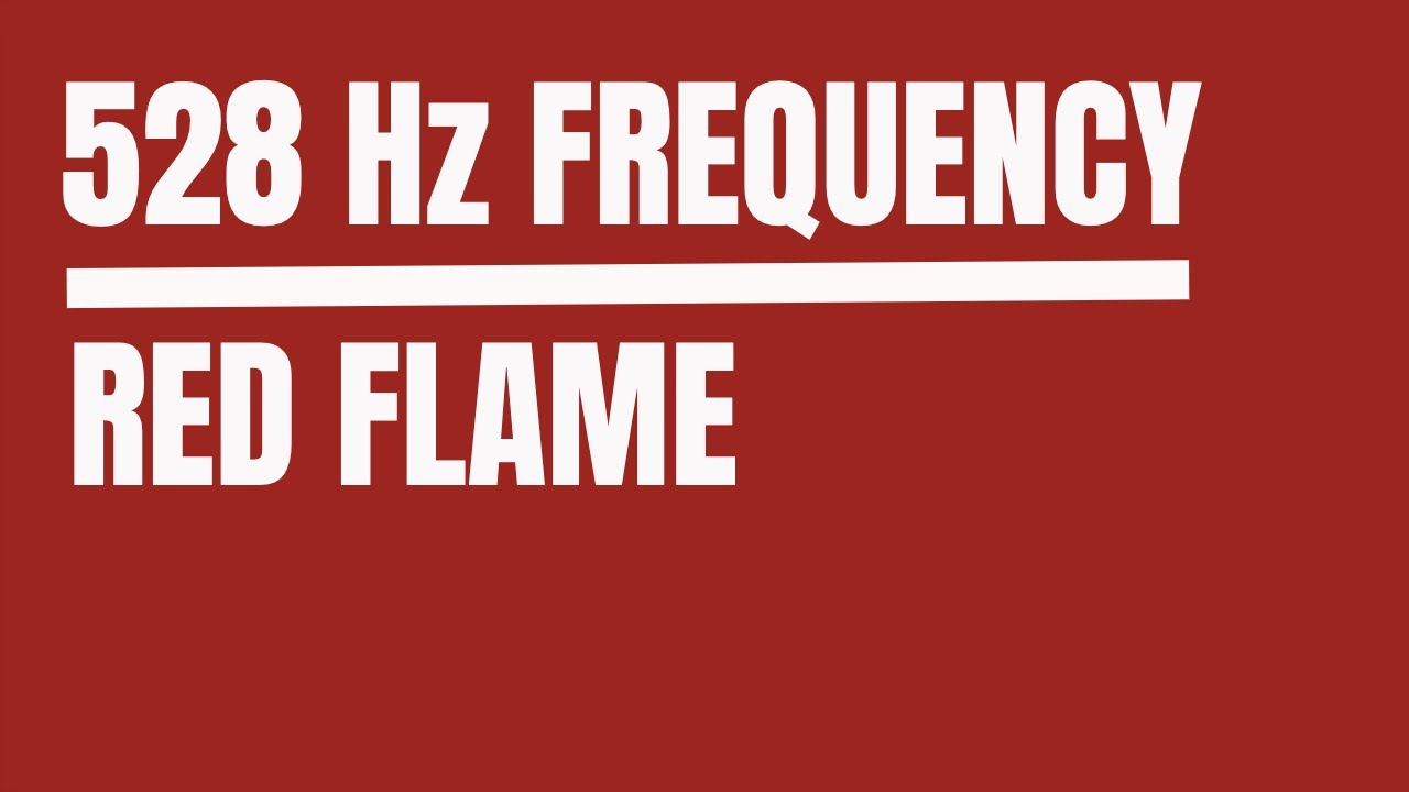 RED FLAME Screen RAL 3000 528 Hz frequency 582
