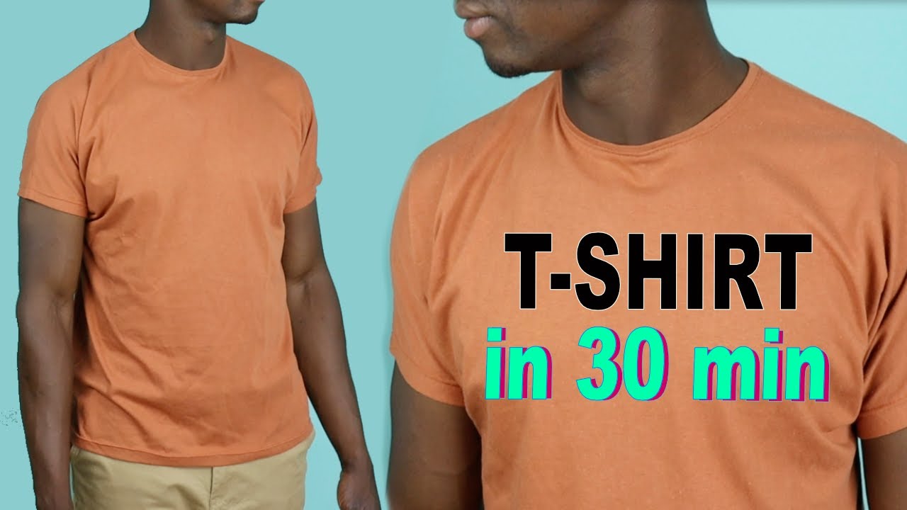 Come realizzare una T-shirt da uomo. Super facile.