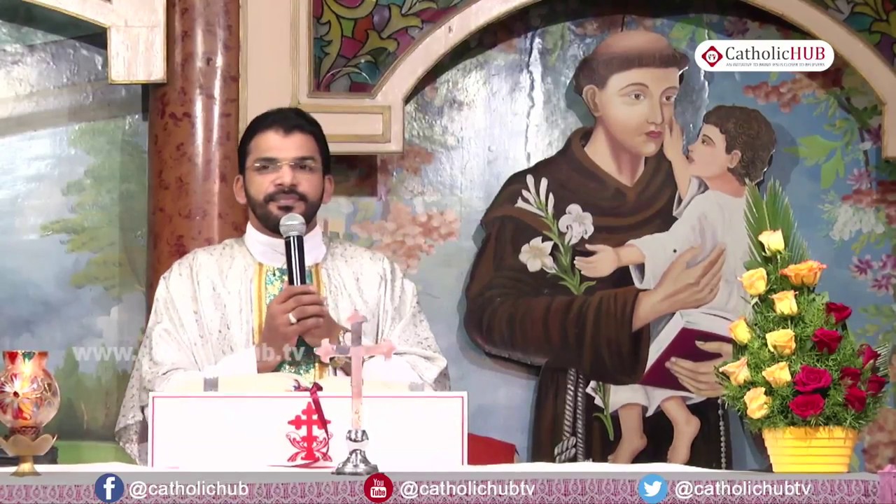 Word Of God (Rev.Fr.Benny-SVD) @ St Antony's Shrine, Mettuguda, Hyd ,INDIA,11-07-17.HD