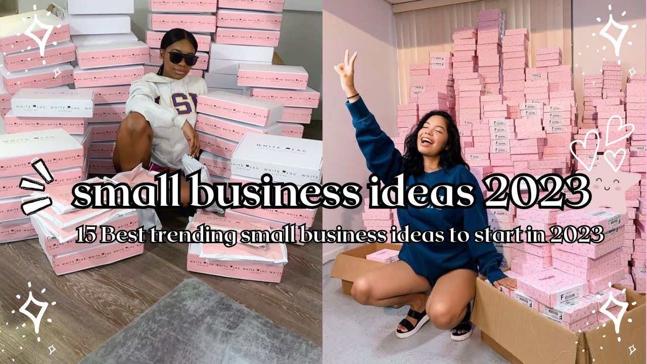 best 15 trending small business ideas to  start in 2023#aesthetic #smallbusinessideas  #sidehustles