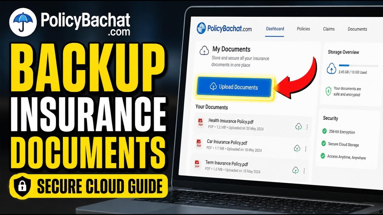 How to backup insurance policy documents with secure cloud storage - Detailed Guide