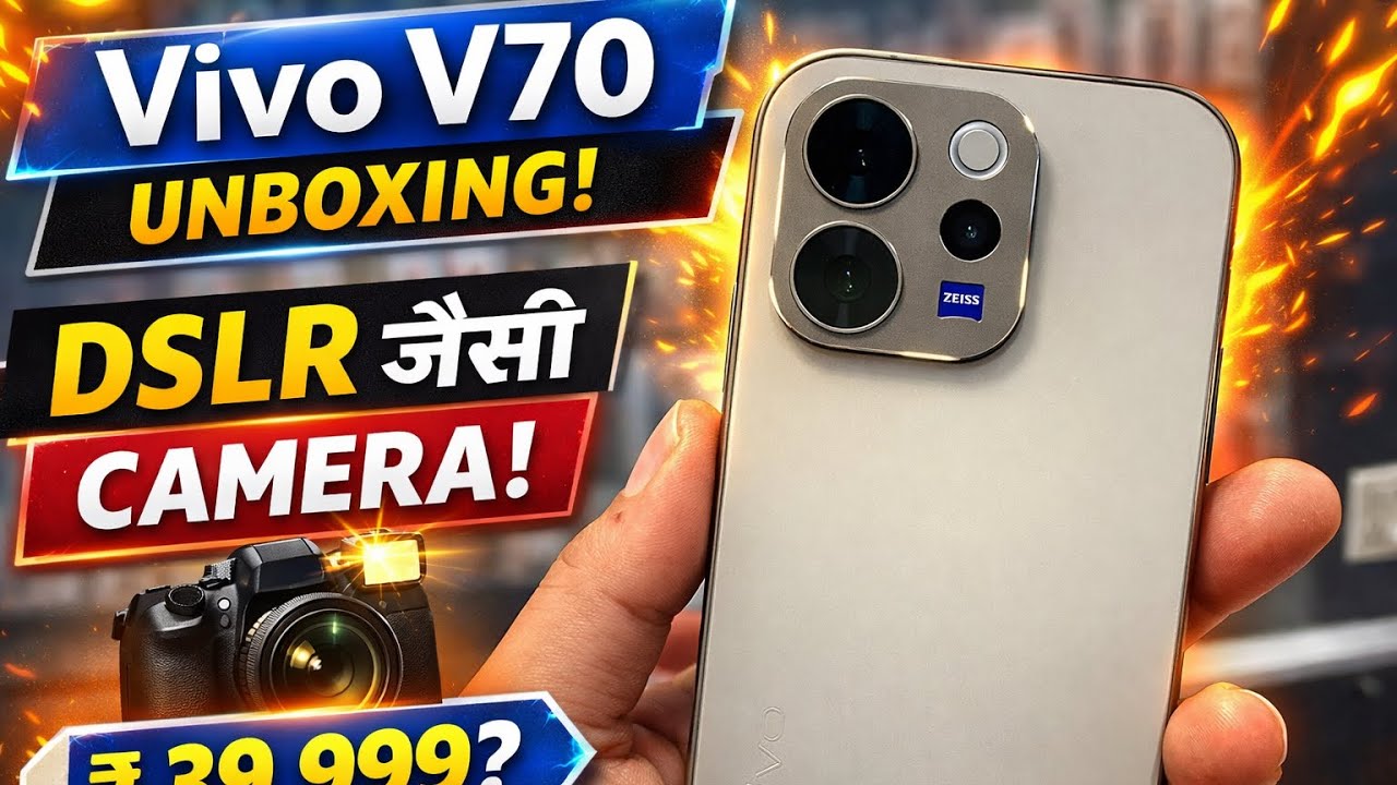 New Vivo V70 Unboxing ⚡ Full Details in Hindi