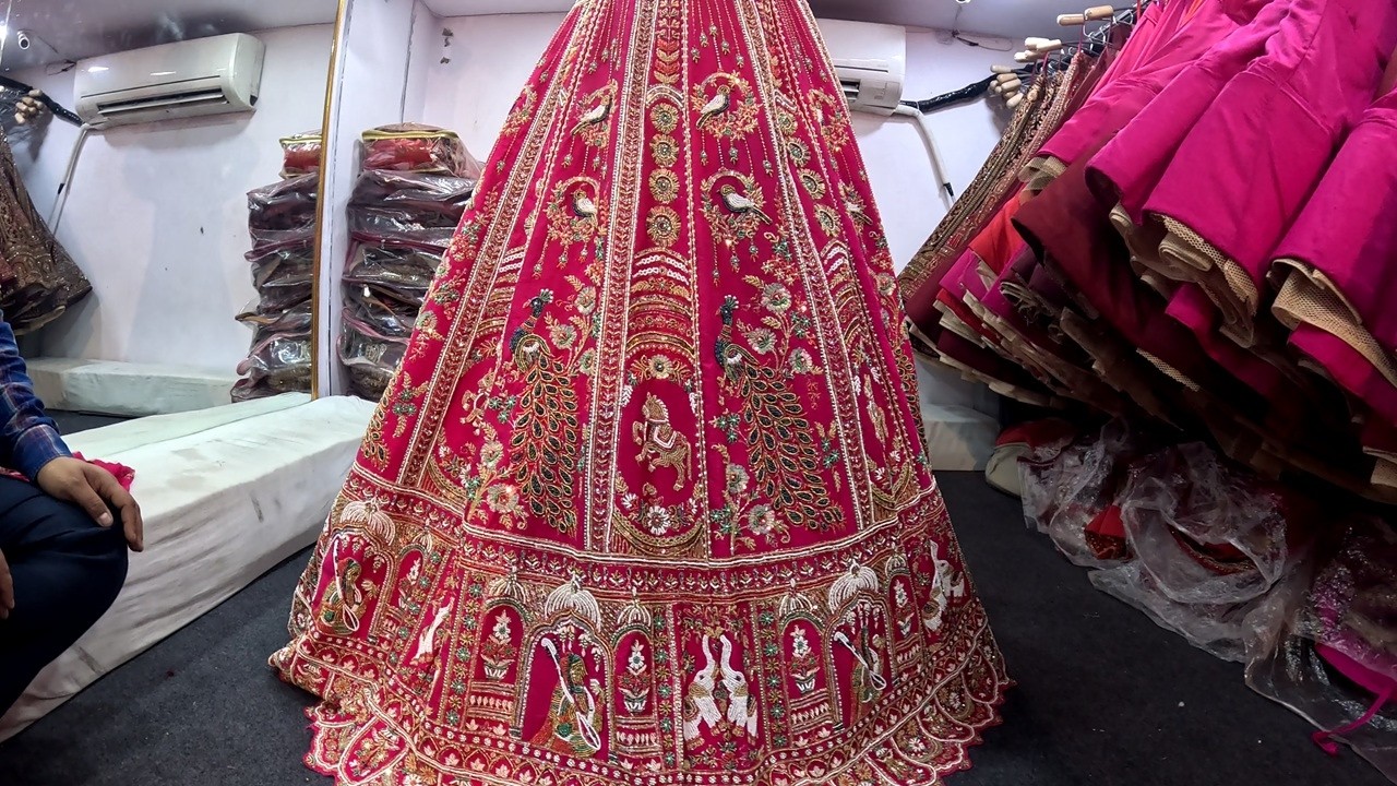 Premium Bridal Lehenga Chandni Chowk | Bankey Bihari Creation