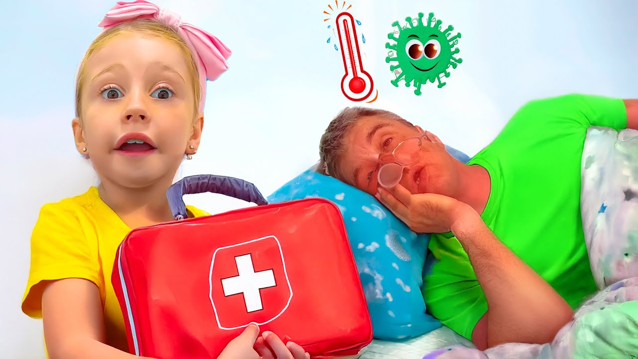 ¿Qué Le Pasó a Papá? Nastya y el Juego del Doctor para Niños