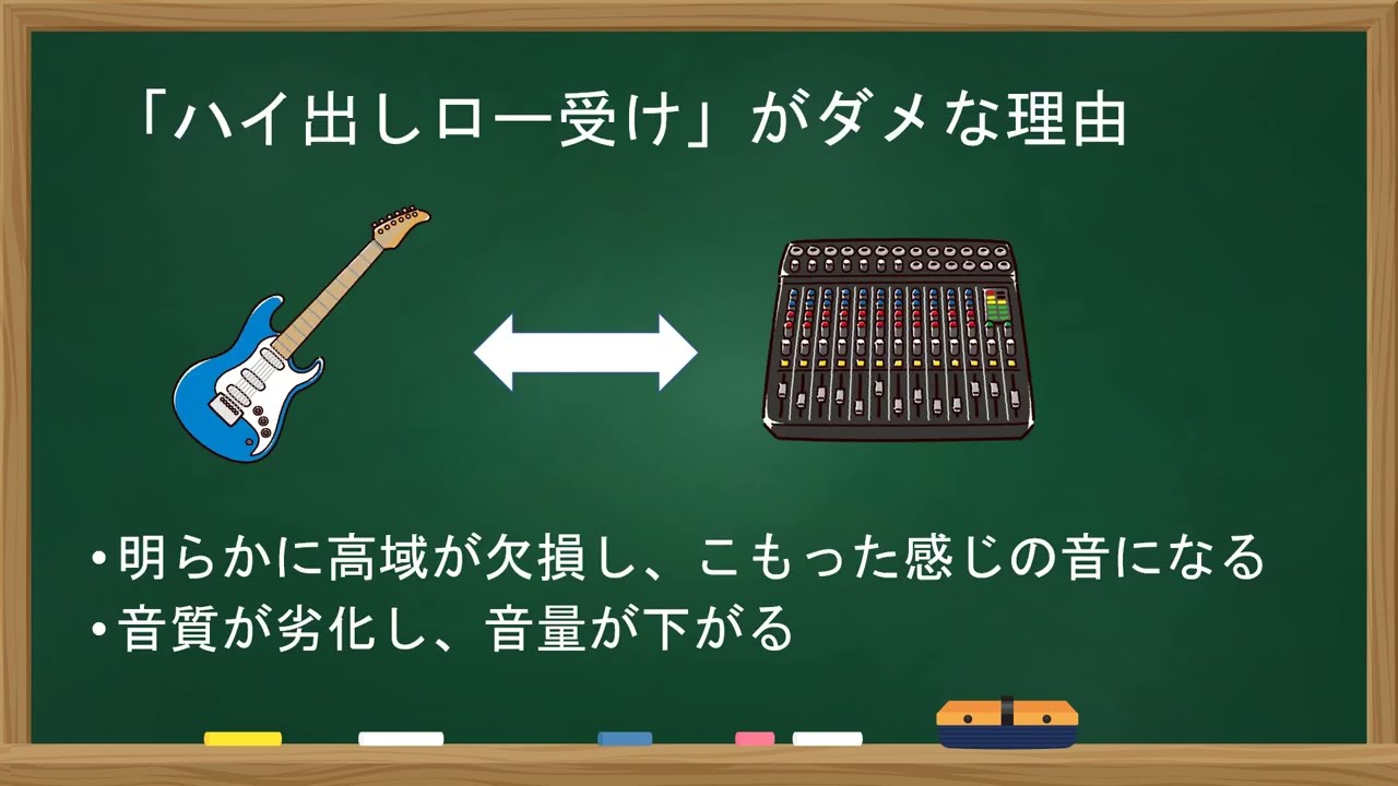 【音響講座】インピーダンスの基礎知識「ロー出しハイ受け」