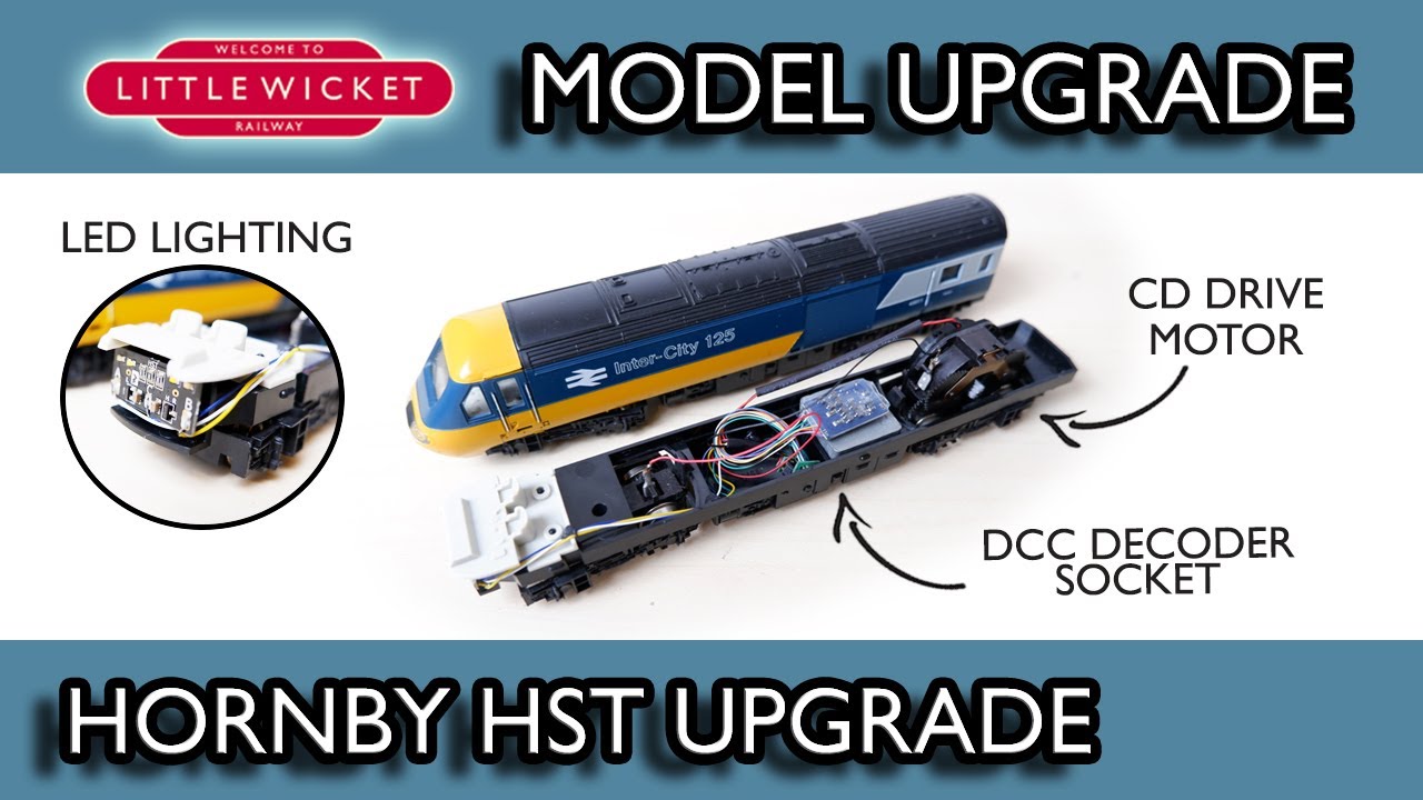 Модернизация Hornby Intercity 125 HST | Двигатель CD, светодиодные фары и DCC