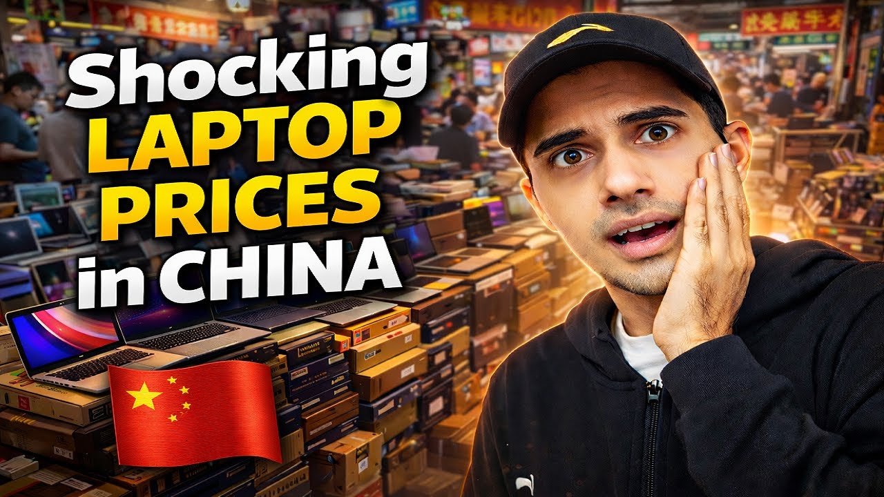 CHEAPEST LAPTOPS & iPads in China | Electronics Market Full Tour