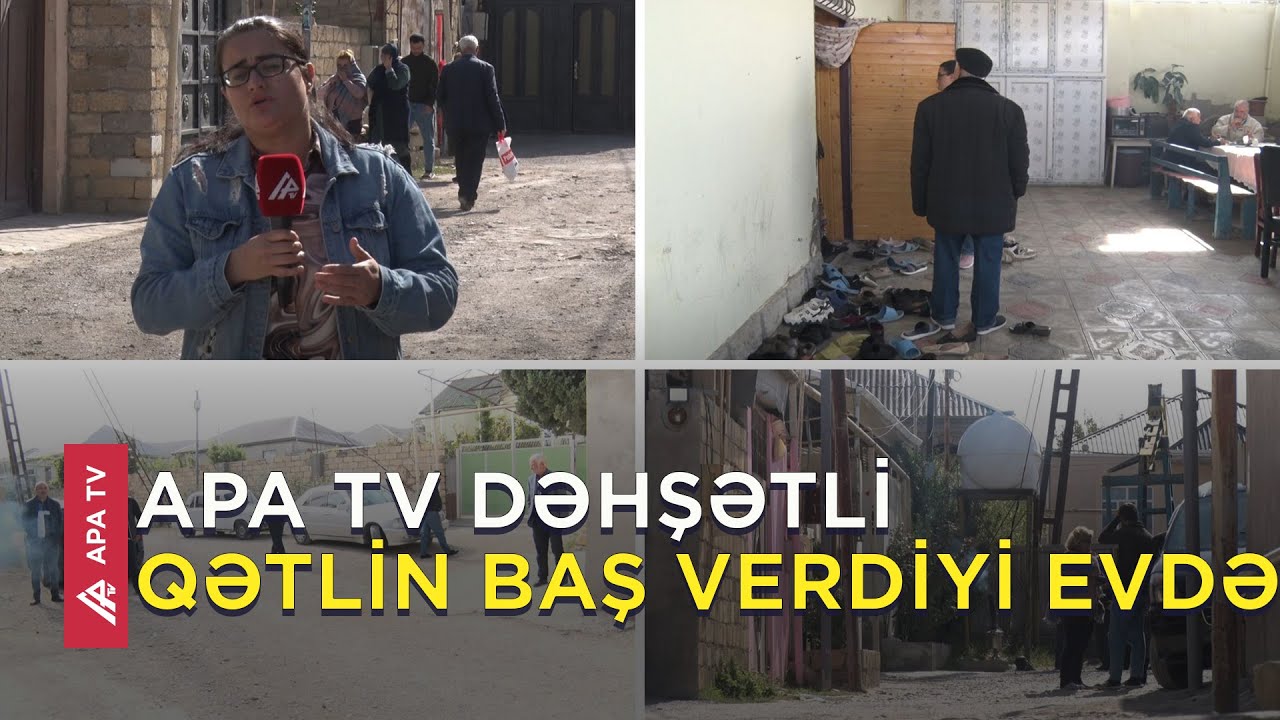 Bacısından 1 stəkan su istədi, sonra da boğub öldürdü – Sulutəpədə ailə faciəsi - APA TV