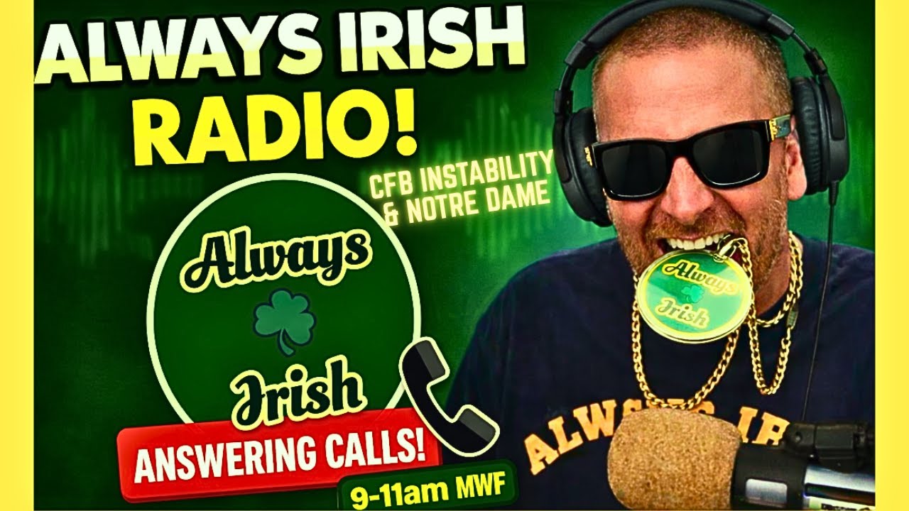 Notre Dame Call In/Chat LIVE☘️CFB Instability & Where ND Fits In