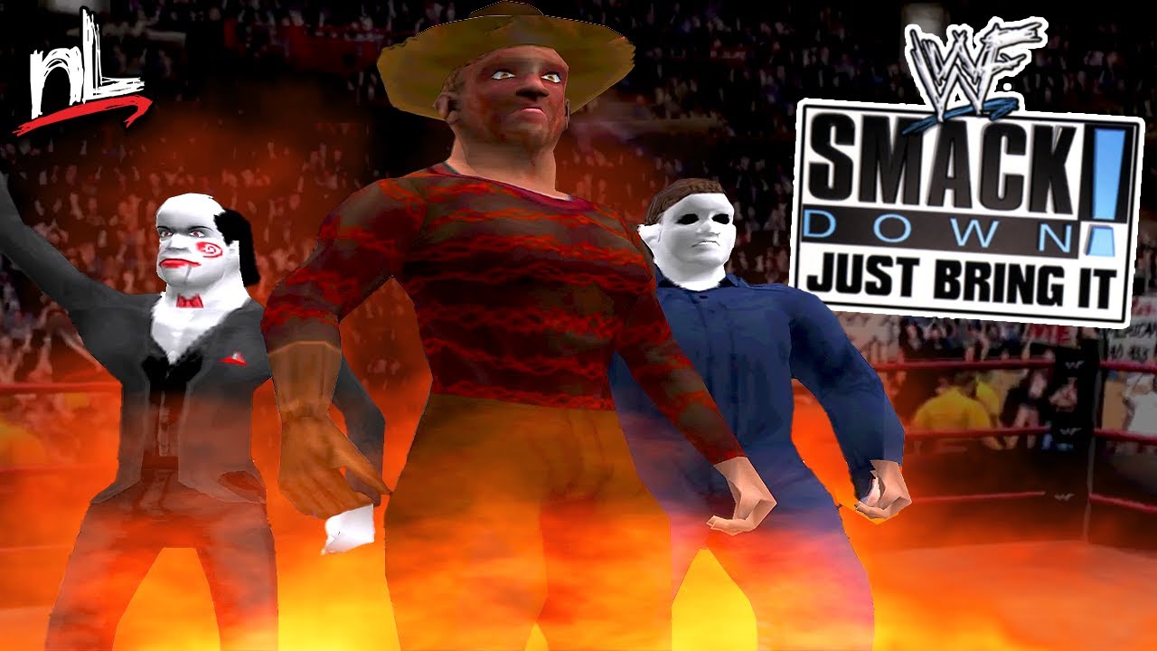 Horror Icons Invade The WWF! (SmackDown! Just Bring It Season Mode)