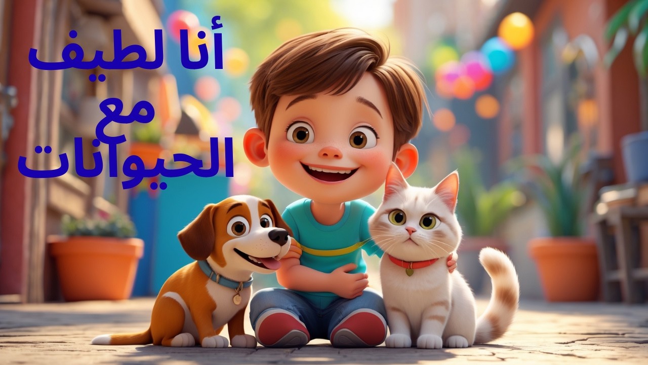أنا لطيف مع الحيوانات 🐶🐱 | أغنية أطفال عن الرحمة والرفق بالحيوان