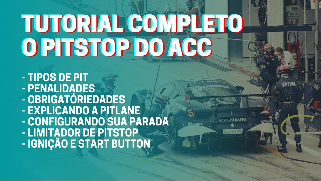 TUTORIAL COMPLETO: O PITSTOP ASSETTO CORSA COMPETIZIONE