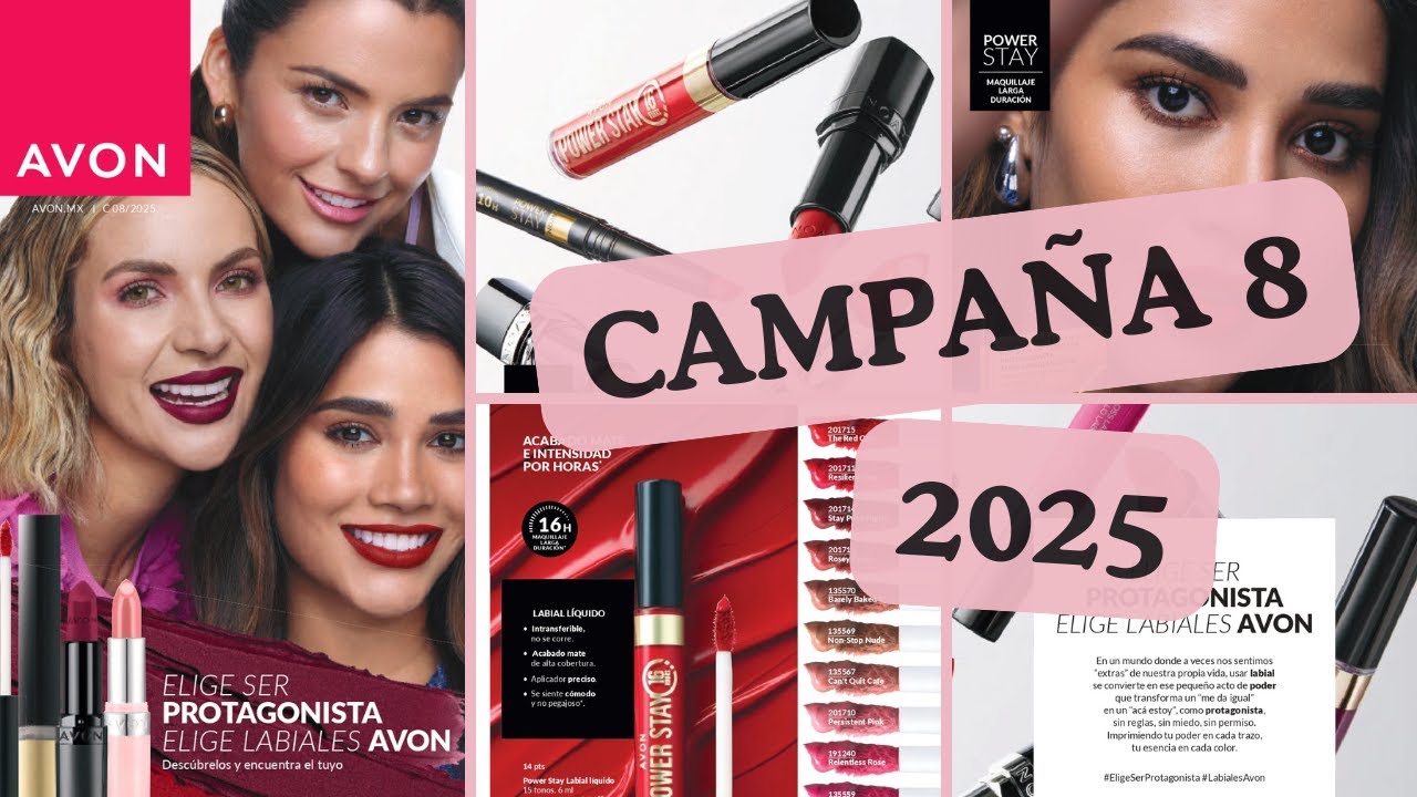 CATÁLOGO AVON CAMPAÑA 8 2025 MÉXICO