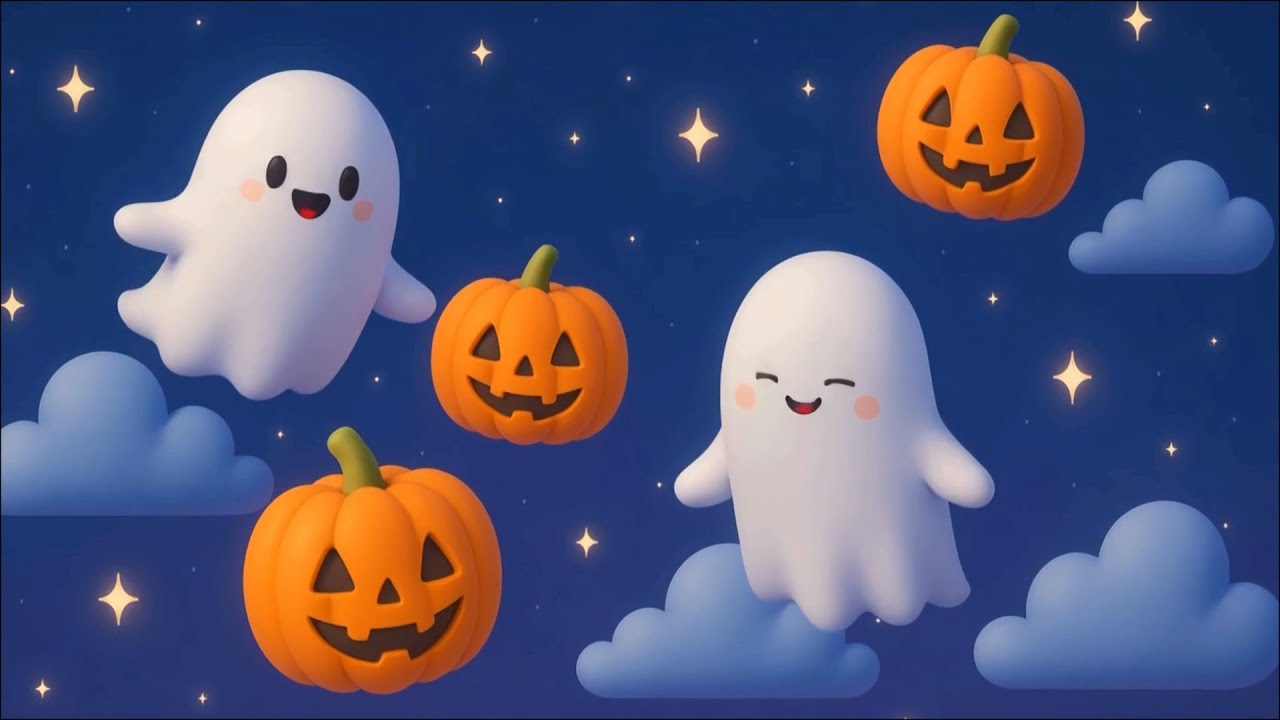 Spooky Cute Halloween Sensory Video for Toddlers 2hrs