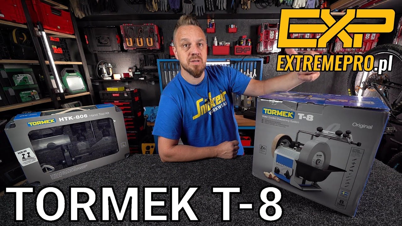 Unboxing TORMEK T-8 + zestaw akcesori&oacute;w