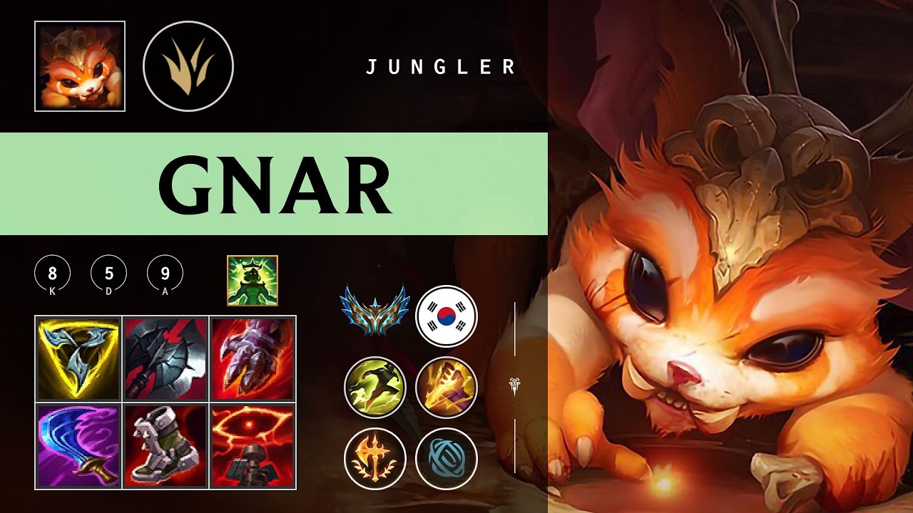 Gnar Jungle vs Ambessa - KR Challenger Patch 26.03