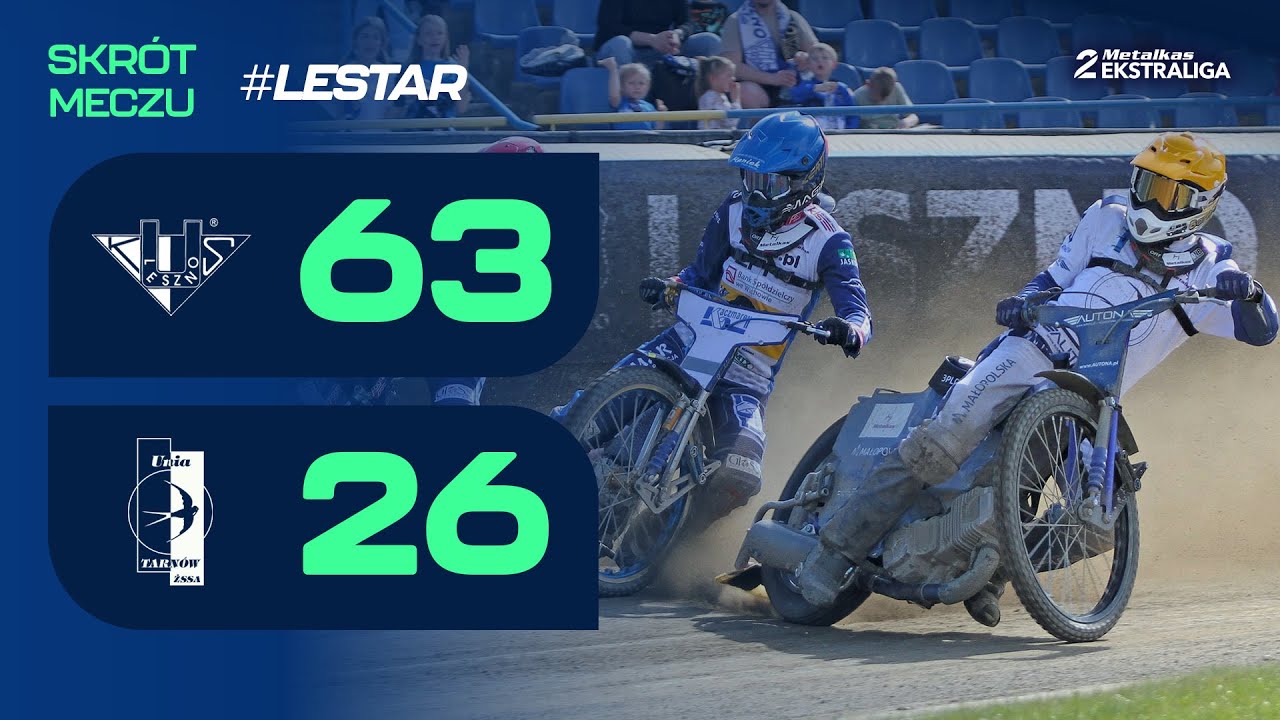 Speedway. Żużel. Mecz: Spadkowicz znokautował beniaminka (skrót #LESTAR 63:26, 13.04.2025)