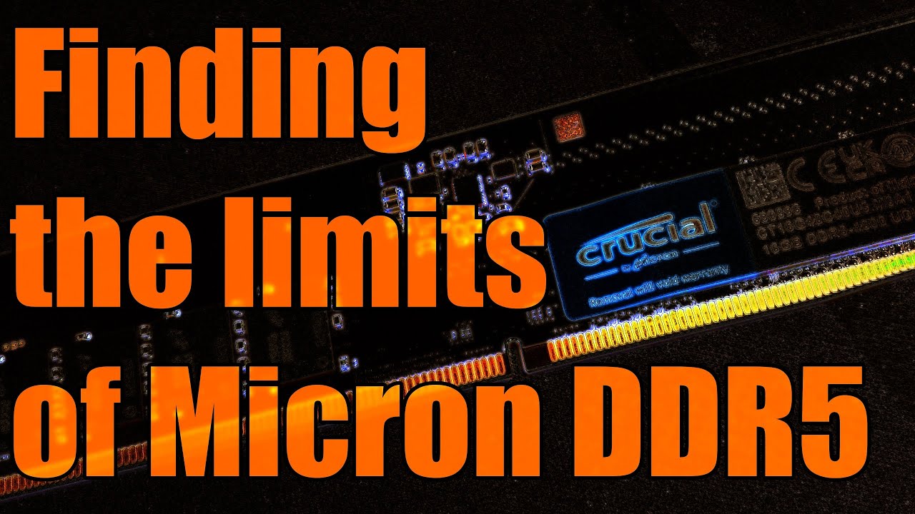 Finding the absolute limits of Micron 16Gb A-die DDR5 at 5400Mbps