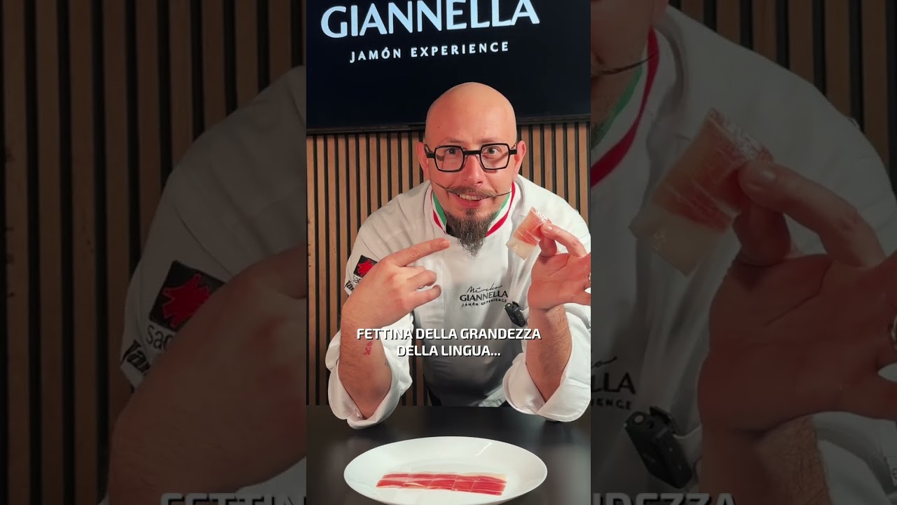 Come tagliare le fettine di jamon? #jamoniberico #jamon