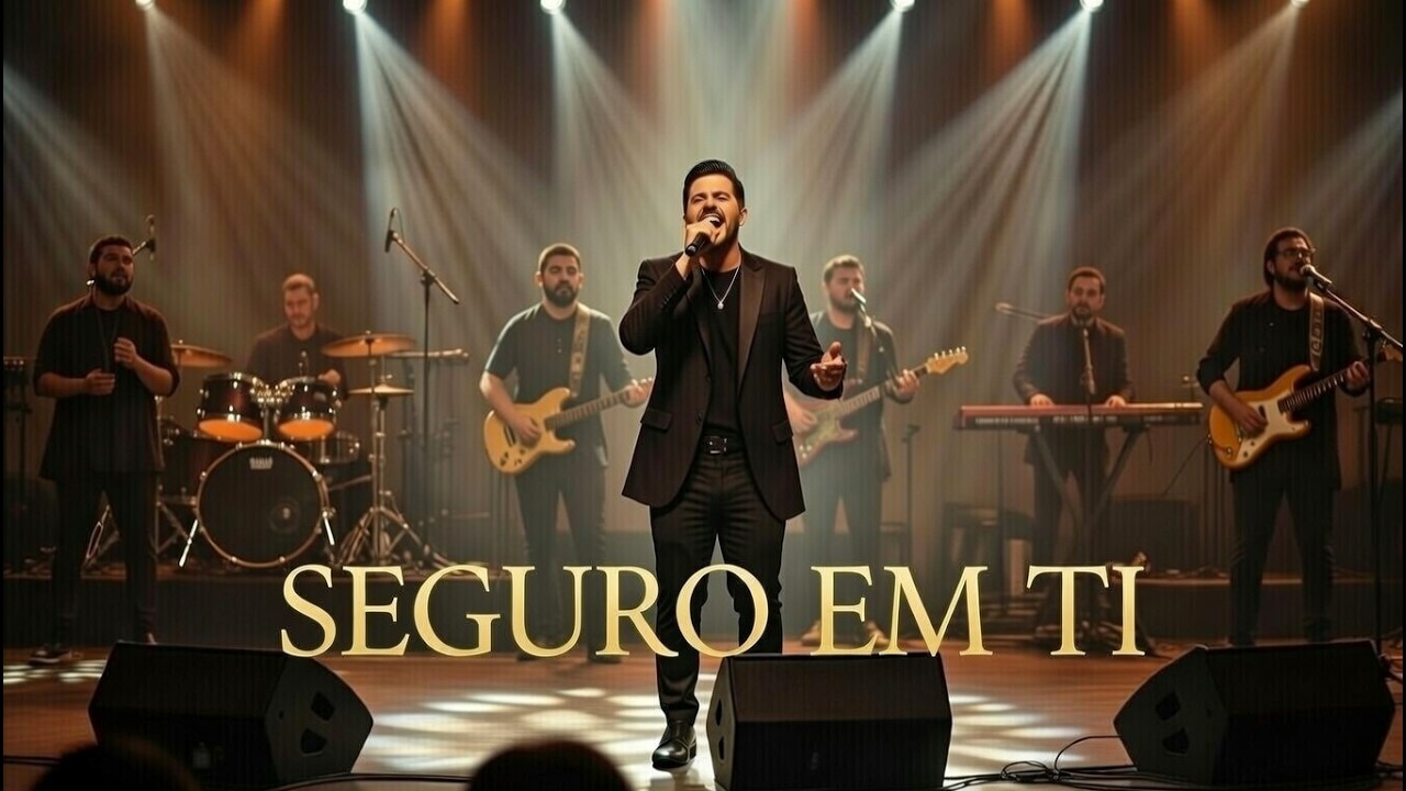 SEGURO EM TI | Louvor e Adoração Gospel | Música de Confiança e Descanso em Deus