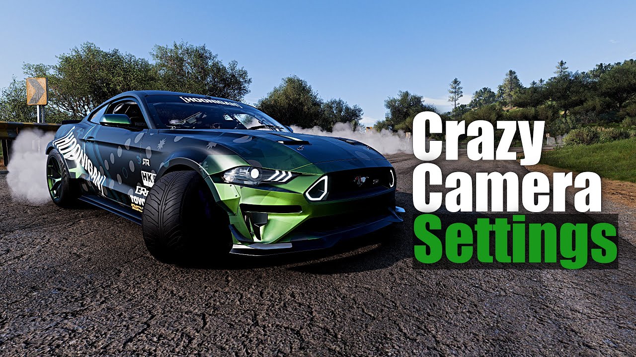 1700 HP Ford Mustang Downhill with Crazy Camera Settings | FH5 | Steering Wheel Gameplay