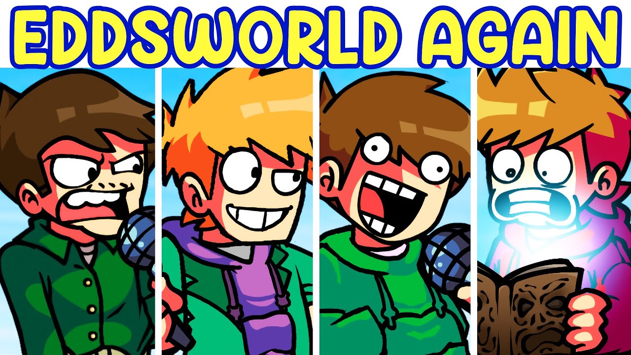 FNF VS EDDSWORLD Again [Full Release + Cutscenes] // EDD Again