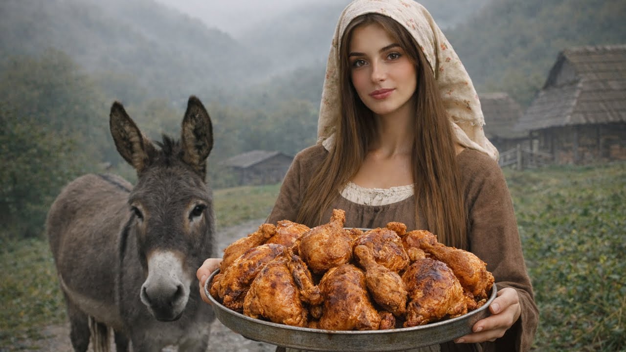 Traditional Chicken Cooking in a Village | Peaceful Rural Life ASMR