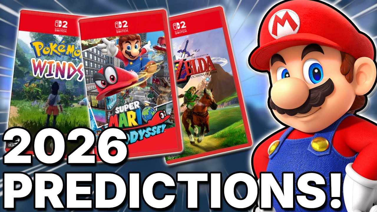 Прогнозирую ВСЕ игры для Nintendo Switch 2, выходящие в 2026 году!