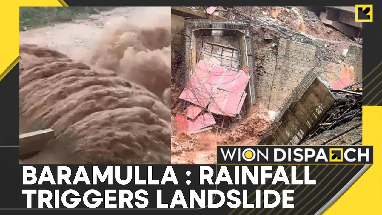 Rainfall Triggers Landslide In Baramulla Traffic Suspended Near Jammu-Srinagar Highway Link | WION