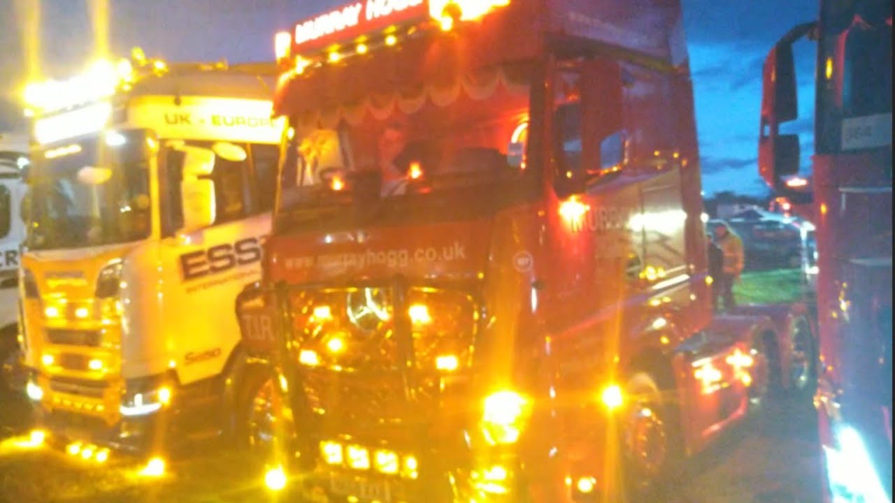 The Truck Show at Barnard Castle 2023 (light show) *warning this video contains flashing lights*