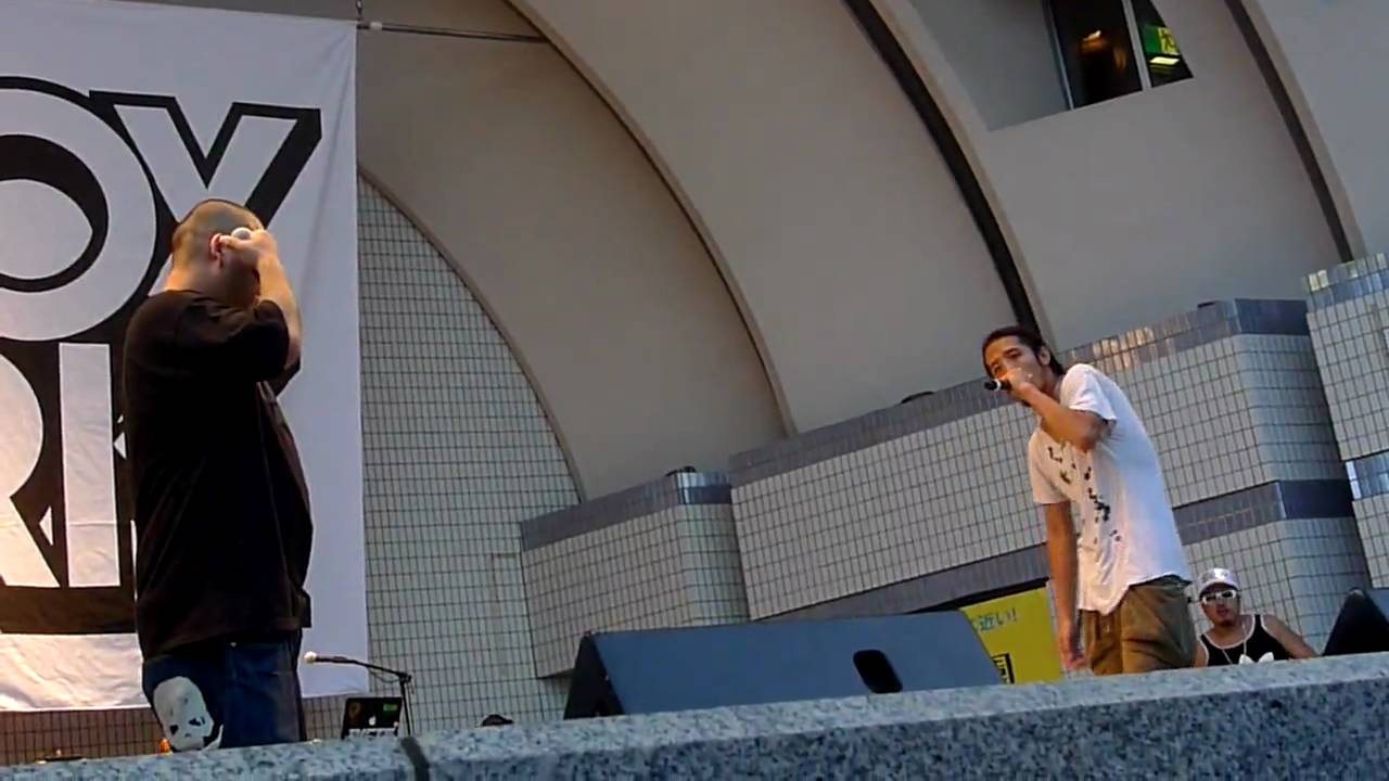 B BOY PARK 2009　3ON3 Professional MC Battle 漢 VS TSUBOI