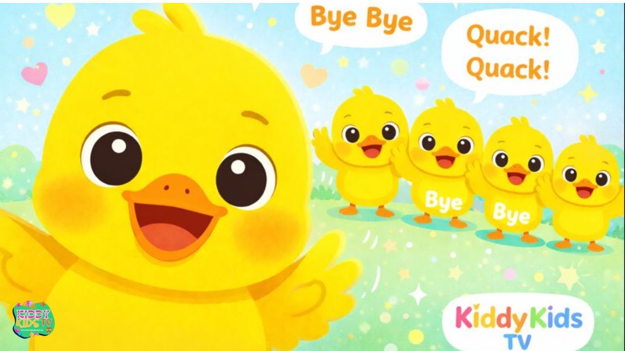 Five Little Ducks – Sunny Pond Adventure 🦆 | Nursery Rhymes for Kids