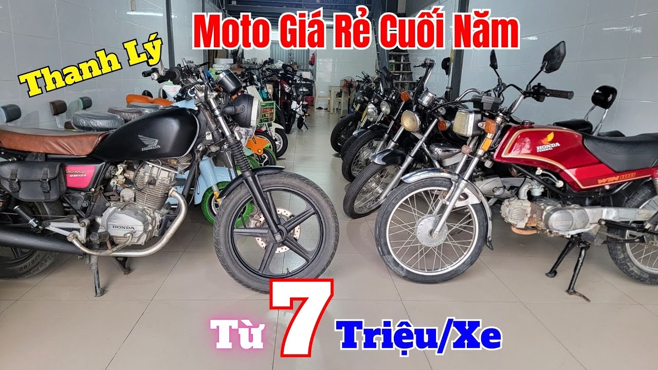 Xã Gấp Lô Moto Giá Rẻ ,Honda Master 125 ,Win 100 , Husky 150 ,Bonus 125 ,MSX 110 ,Ducati 100