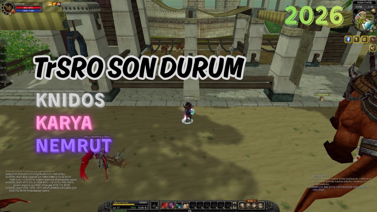 TrSRO Sunucuları Son Durum 2026