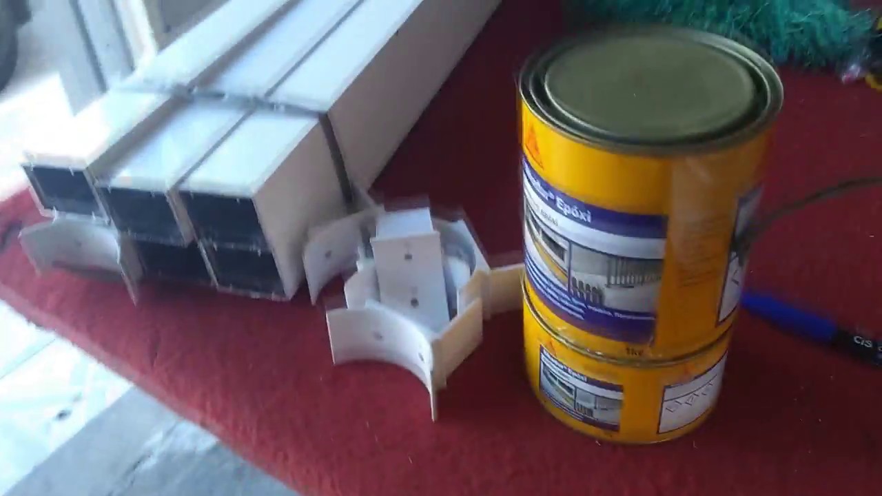 Como Fazer Corrimão de Aluminio - Furação/Chumbação