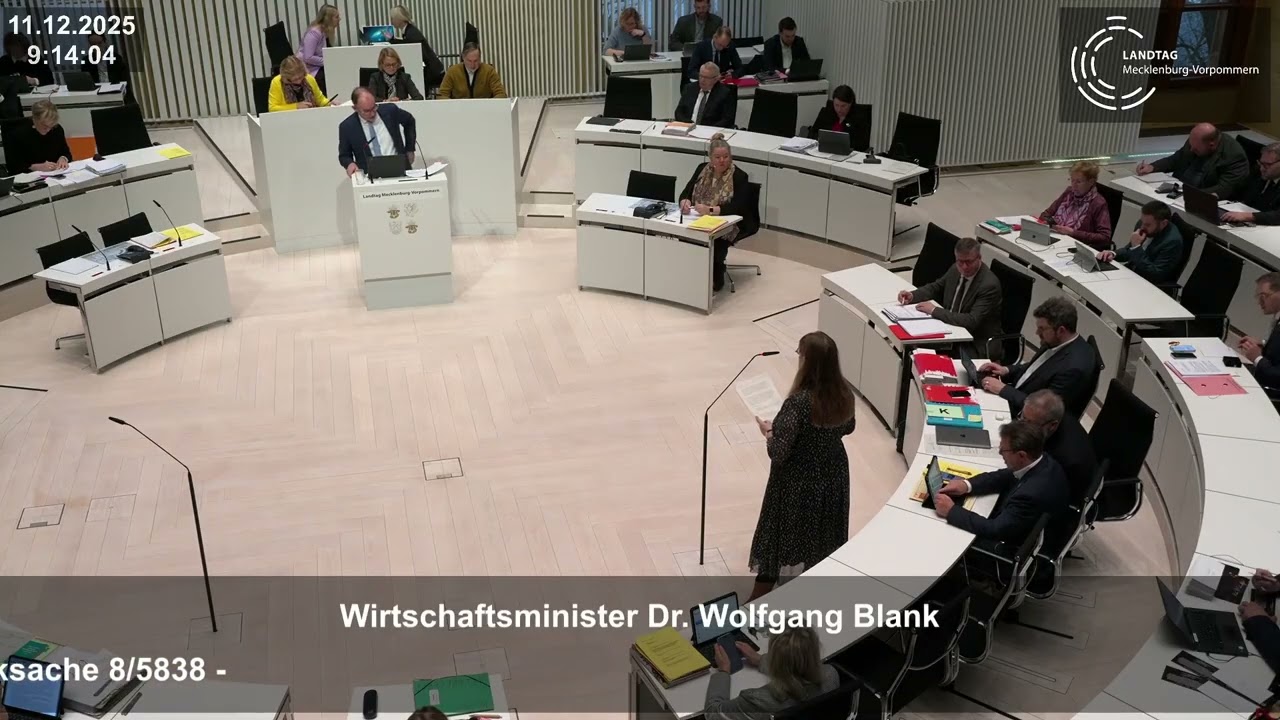 122. Sitzung des Landtages am 11.12.2025