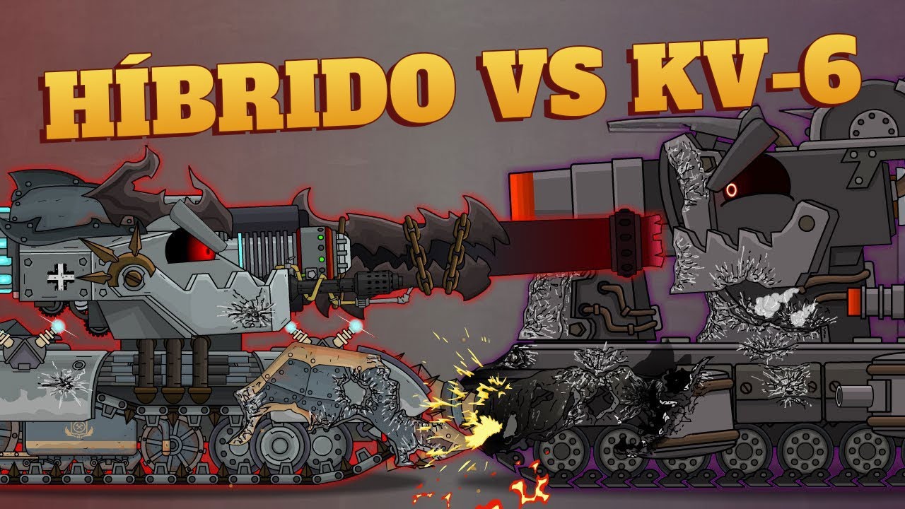 Híbrido vs KV-6 – Tanques Animados