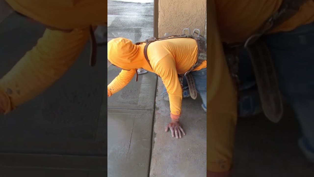 Stages Of Finishing Concrete!