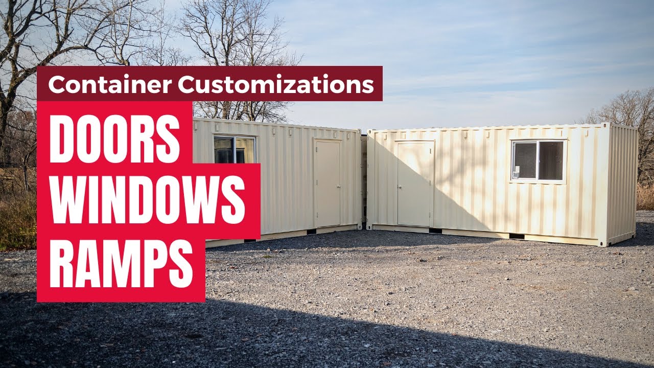 Adding Doors and Windows to Shipping Containers