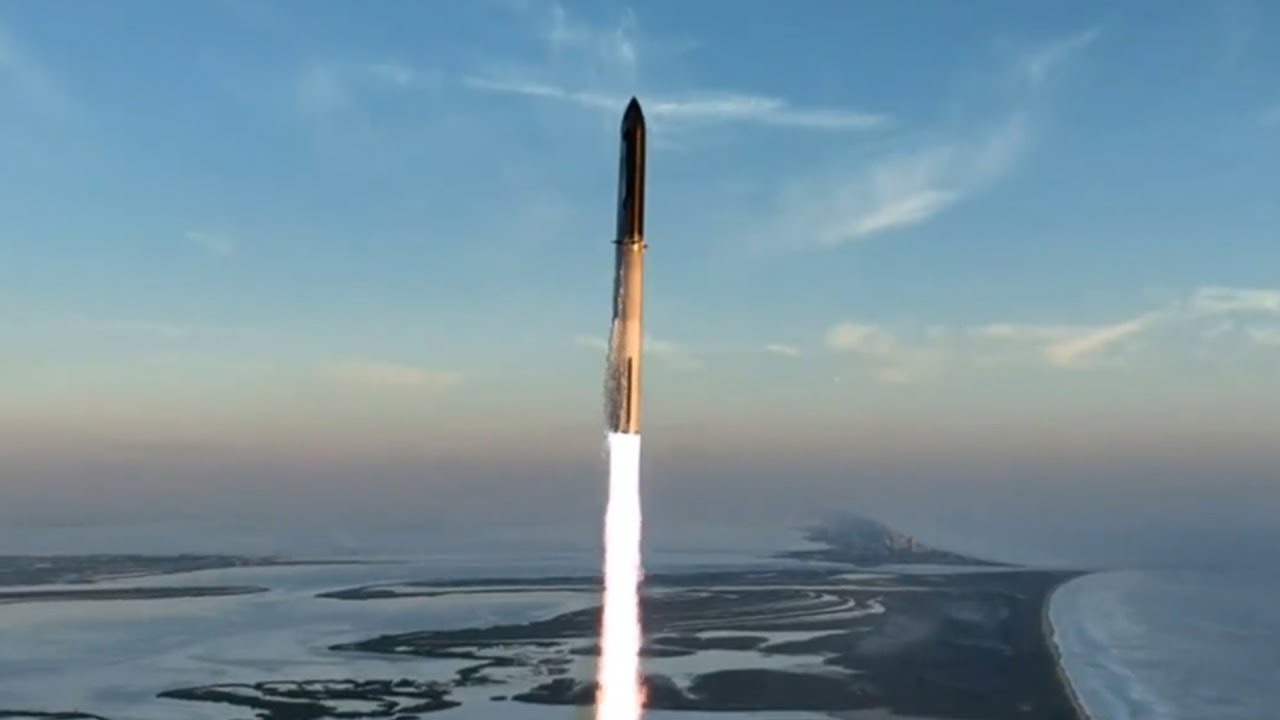 SpaceX Starship запустил второй комплексный испытательный полет, ускоритель взорвался после отдел...