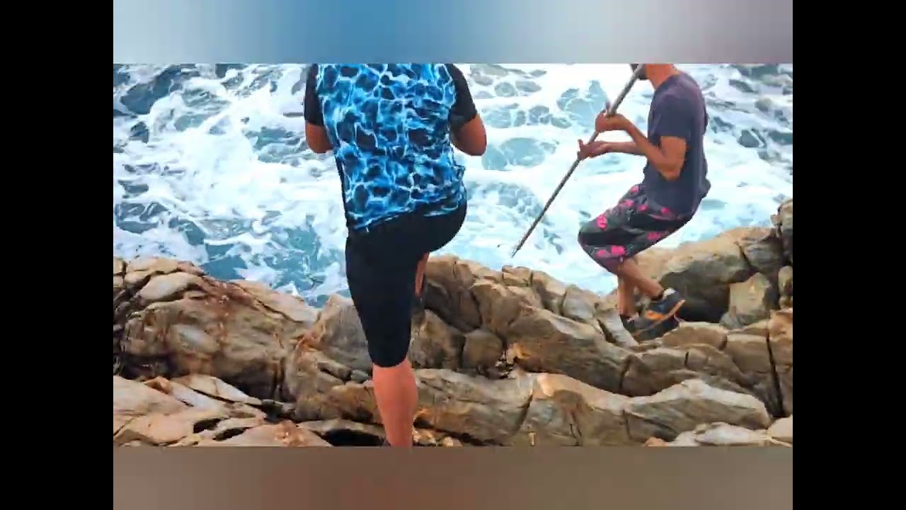 shore jigging hearty rise shlaswave max 120 & saltiga 8000h