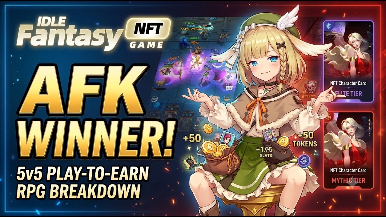 Idle Fantasy: NFT RPG 5x5 с моделью Play-to-Earn, в которой можно побеждать даже AFK | Полный разбор