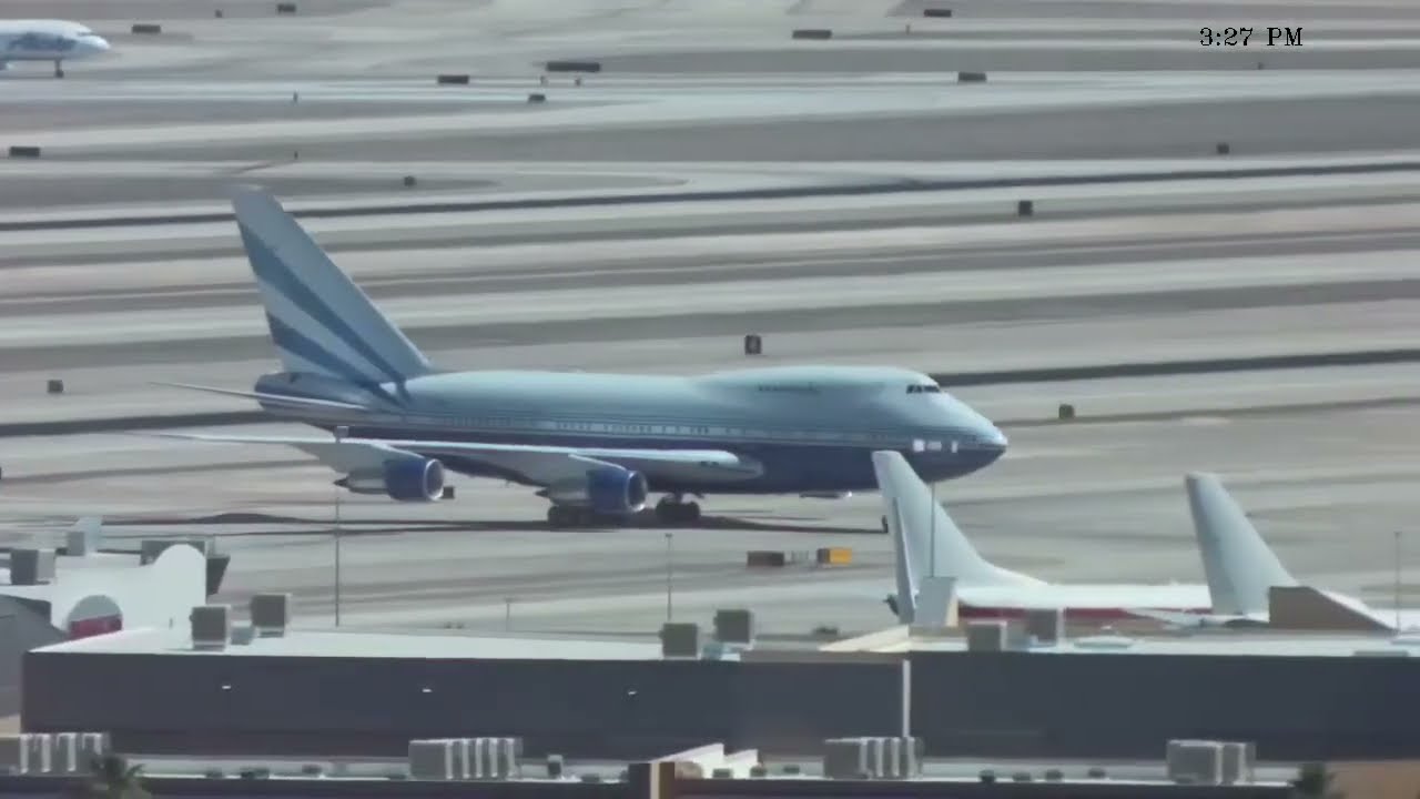 Редкий Boeing 747SP приземлился в Лас-Вегасе | Счастливых посадок