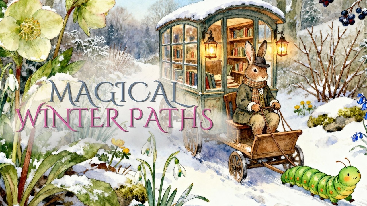 Heartwarming Winter Storybook Music | Cozy Animal Tales in a Snowy Woodland World