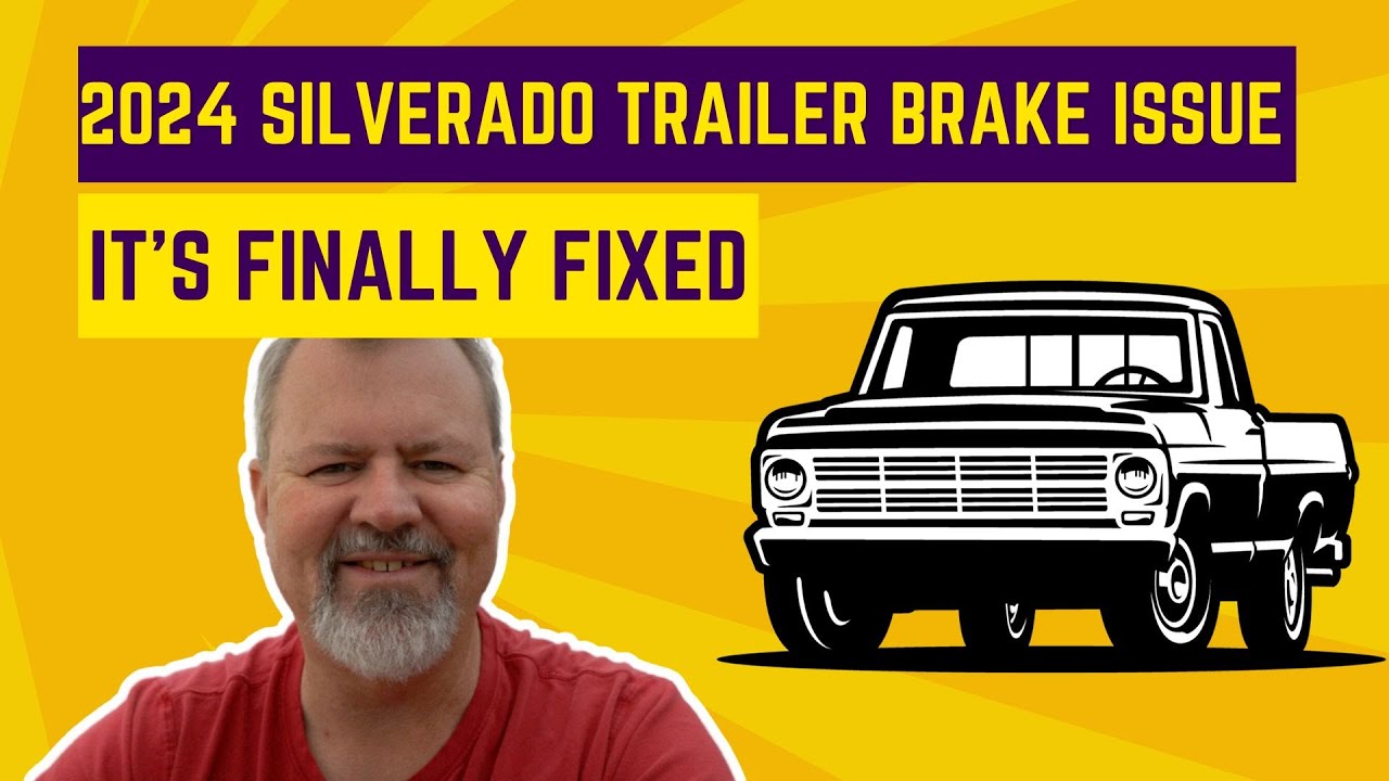 Устранение неполадок тормозной системы прицепа Chevrolet Silverado 2024 года.