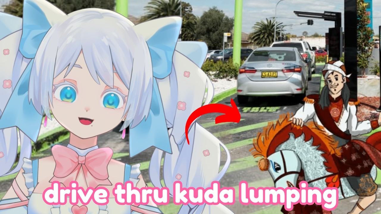 VTUBER DRIVE THRU PAKAI KUDA LUMPING